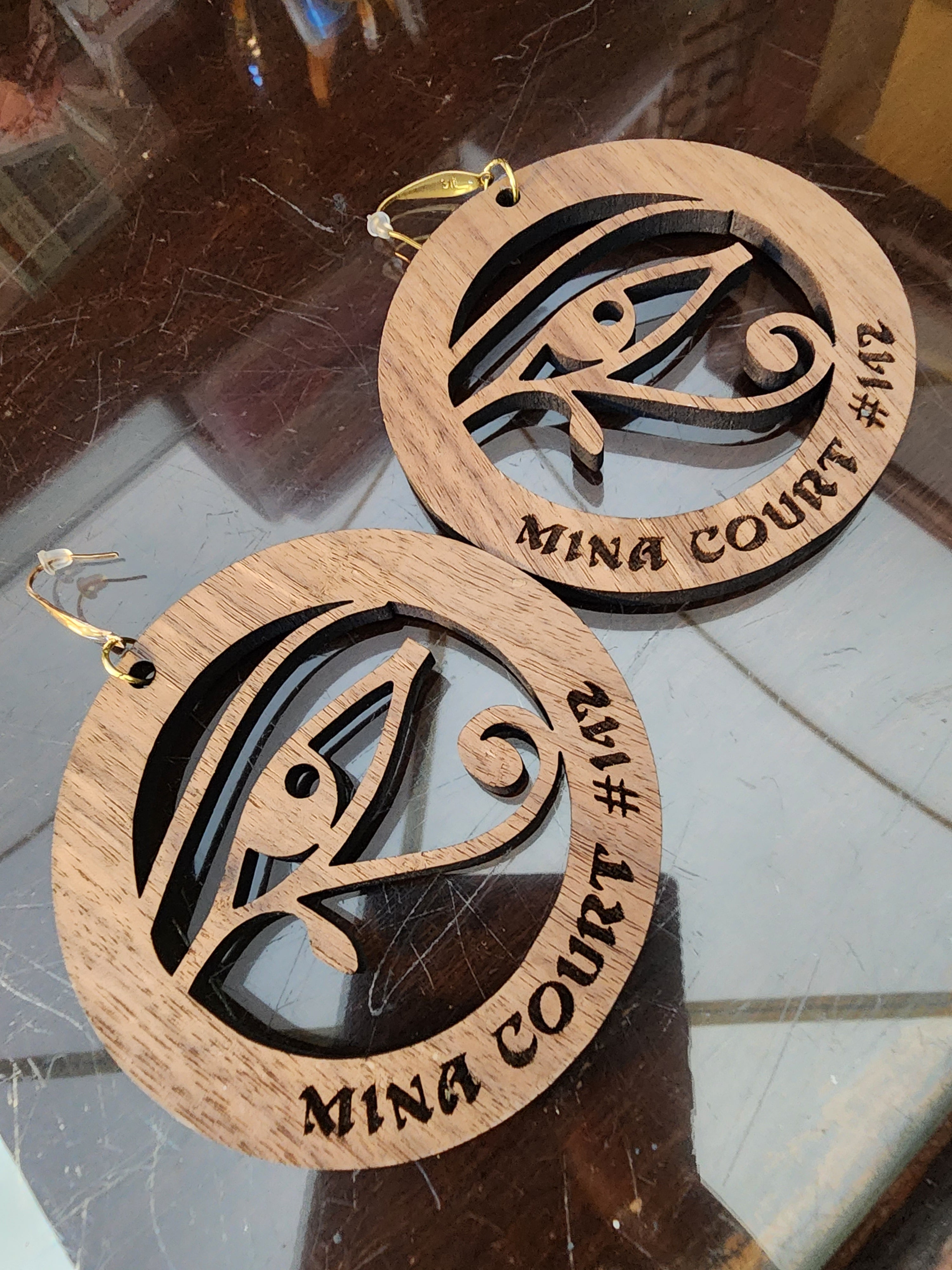 Custom Wooden Earrings